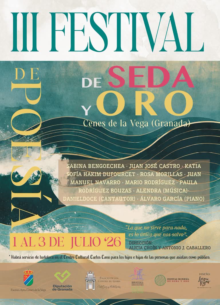 Portada del III Festival de Poesía de Cenes de la Vega (2026)
